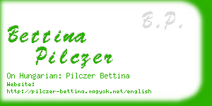 bettina pilczer business card